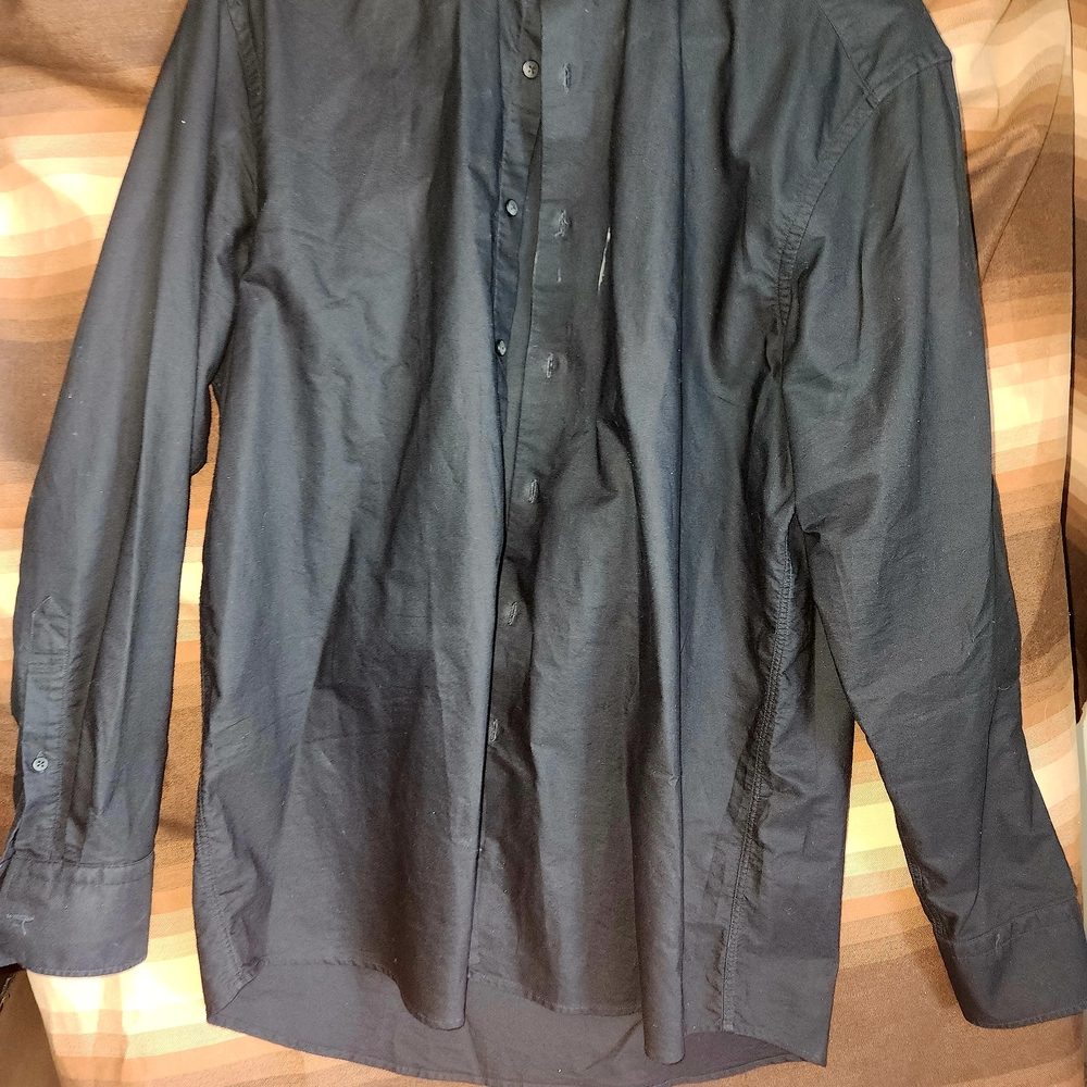 Tailor Vintage Black Lightweight Shirt Jacket